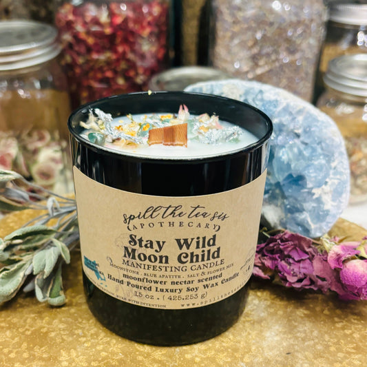 Stay Wild Moon Child Candle