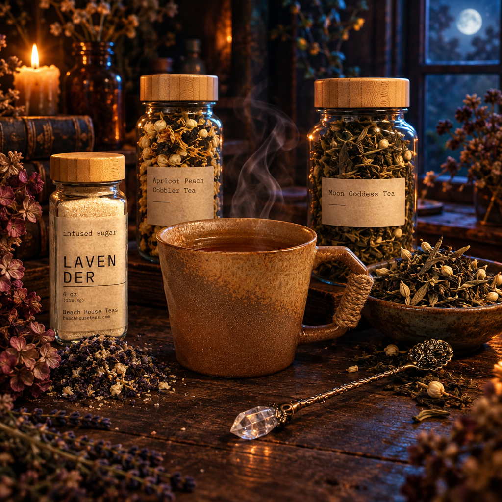 Tea & Pantry midnight steeping scene