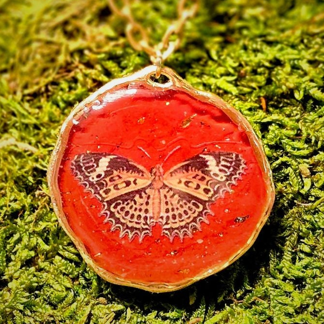 The Ember Moth Pendant
