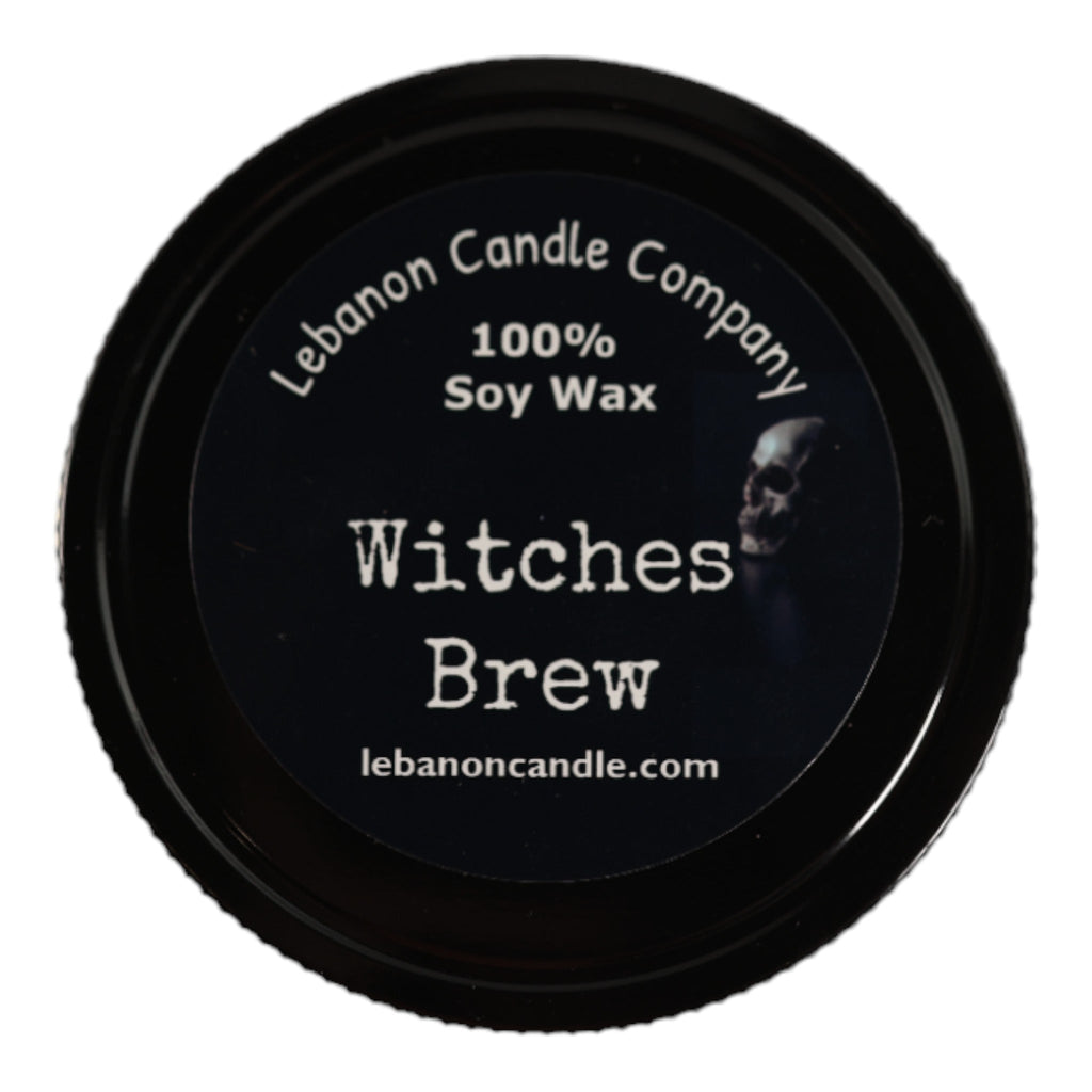 Witches Brew Skull Candle
