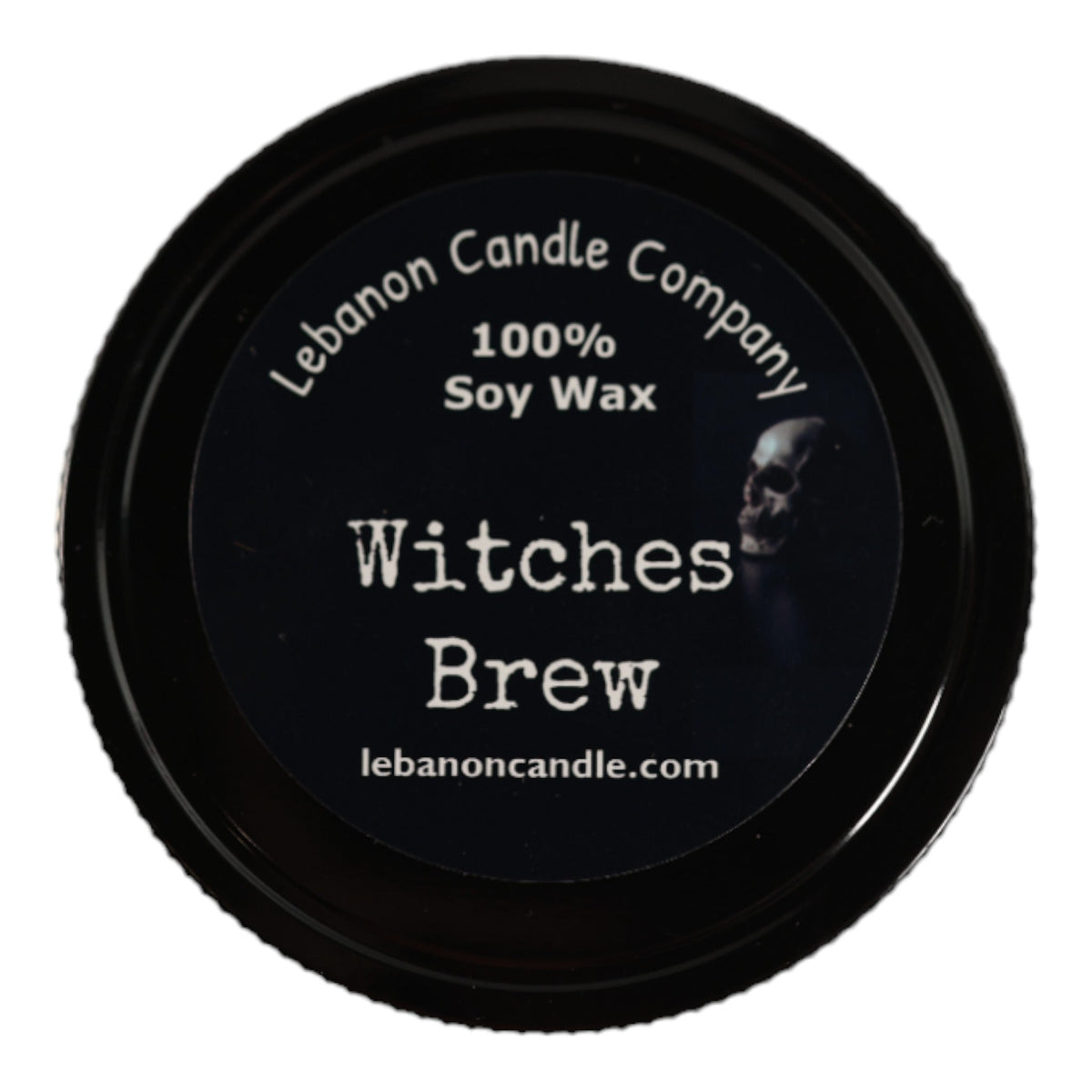 Witches Brew Skull Candle