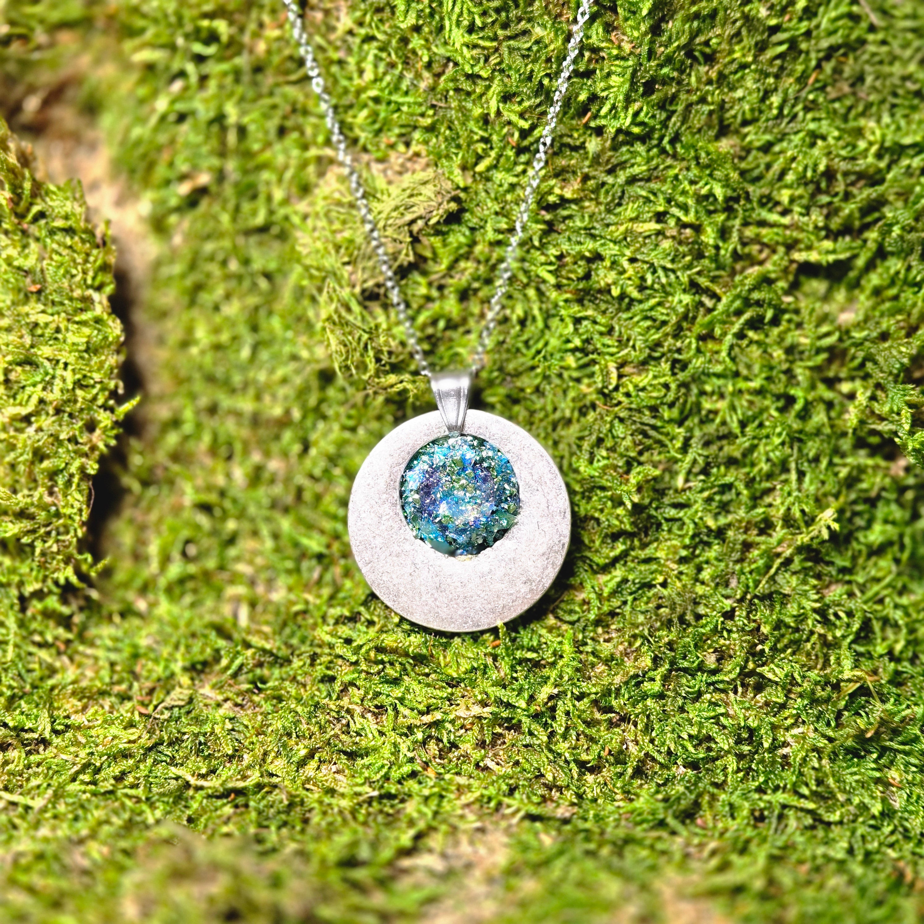 The Cosmic Glen Reclaimed Orb Pendant