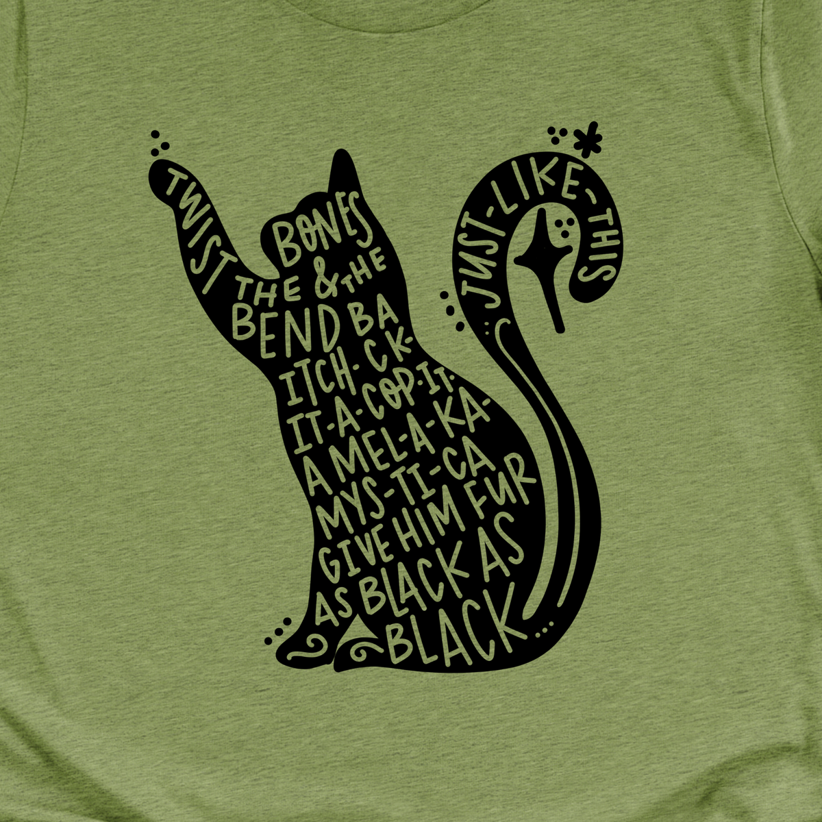 Black Cat Spell Tee