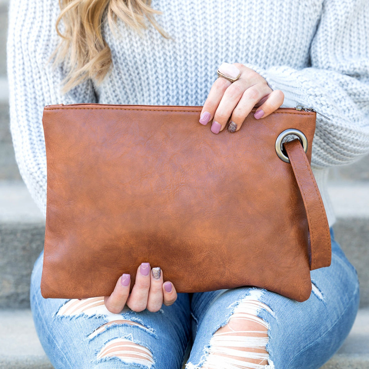 Oversized Everyday Clutch