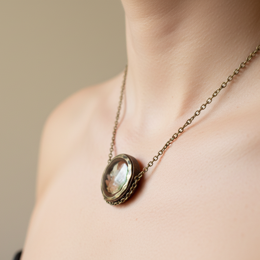 Hidden Glen Mushroom Pendant