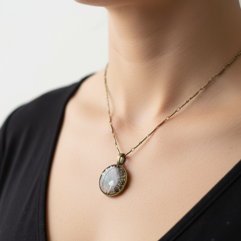 Hidden Glen Forest Lace Pendant