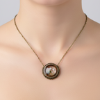 Hidden Glen Twin Mushroom Pendant
