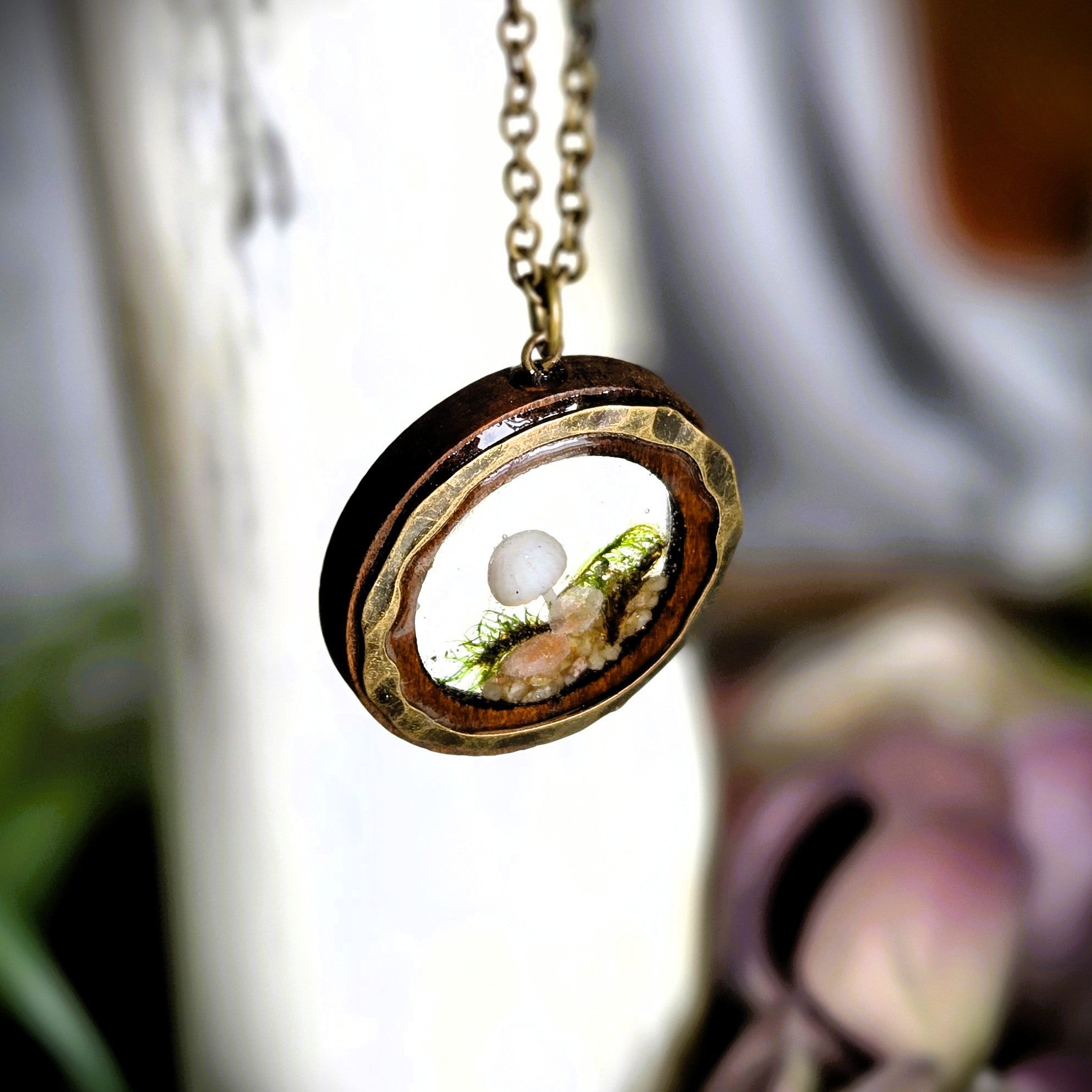 Hidden Glen Woodland Round Pendant
