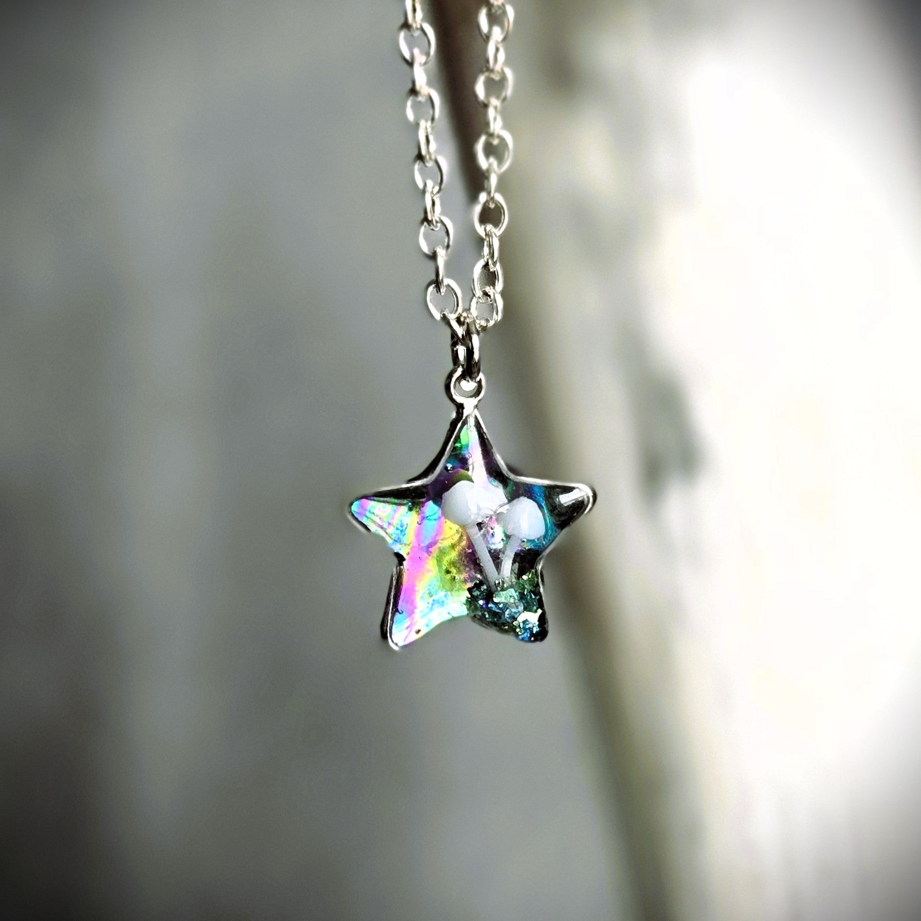Cosmic Glen Silver Star Pendant