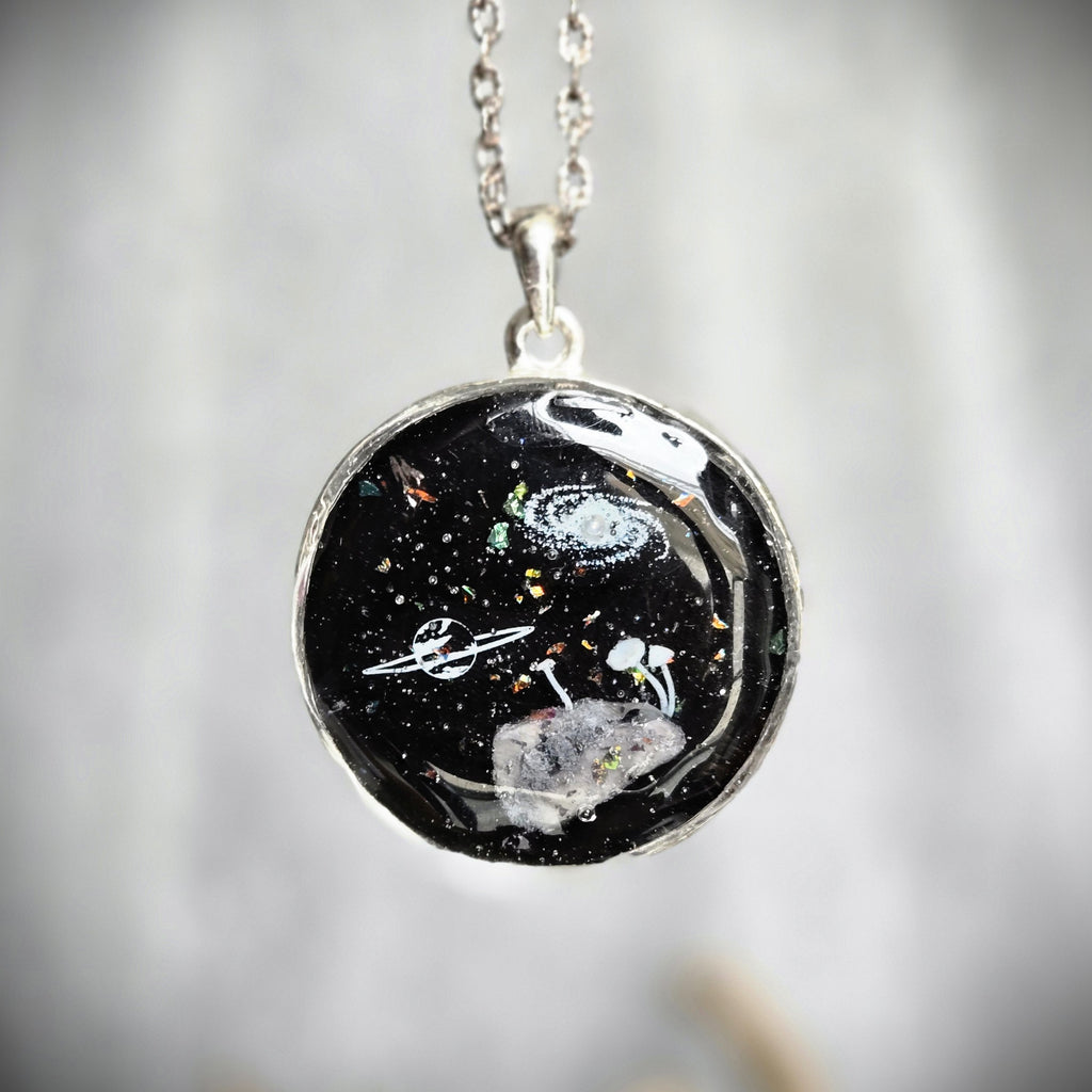 Cosmic Glen Asteroid Field Pendant
