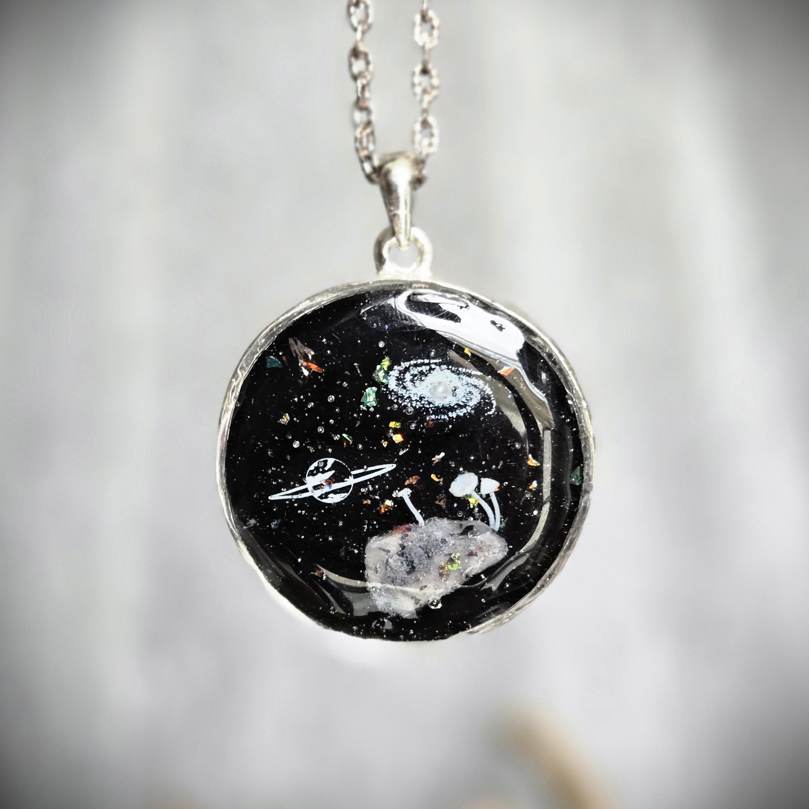 Cosmic Glen Asteroid Field Pendant