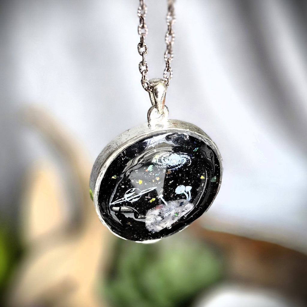 Cosmic Glen Asteroid Field Pendant