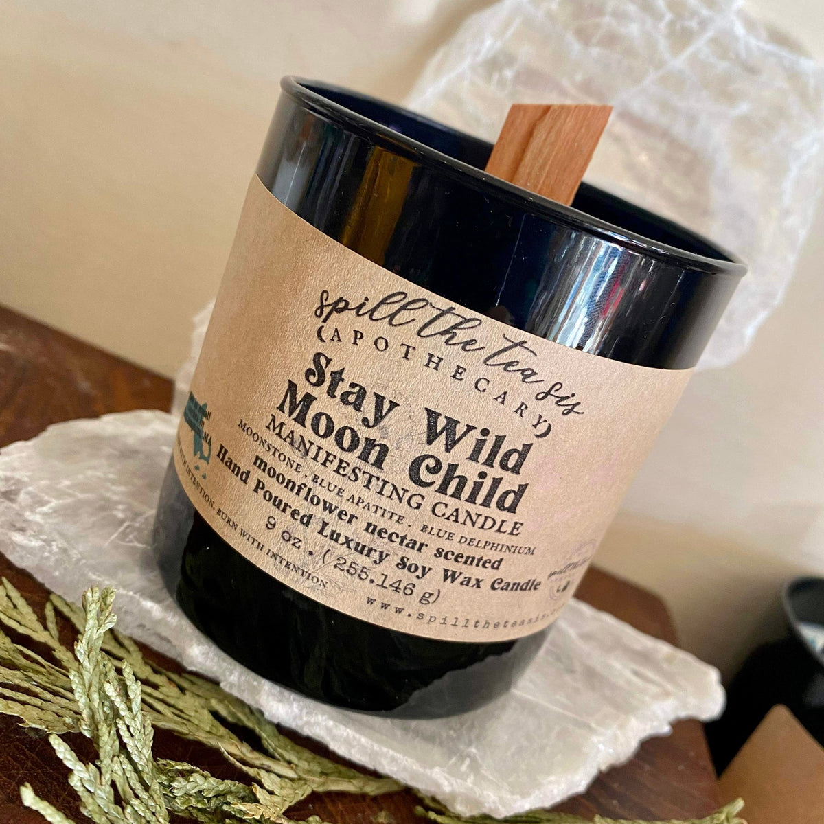 Stay Wild Moon Child Candle