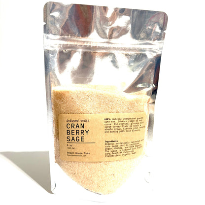 Cranberry Sage Infused Culinary Sugar