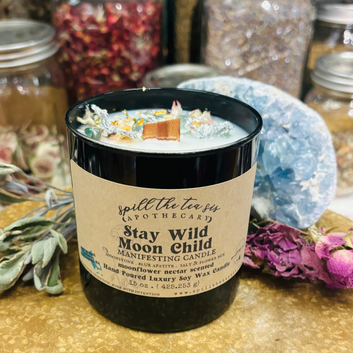 Stay Wild Moon Child Candle