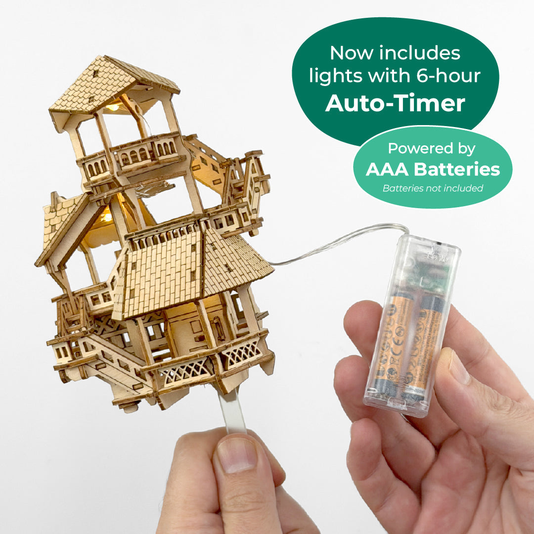 Forest Cottage Miniature Treehouse Kit