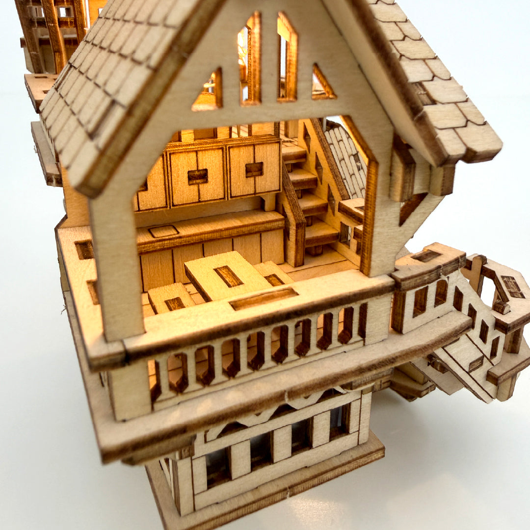 Forest Cottage Miniature Treehouse Kit