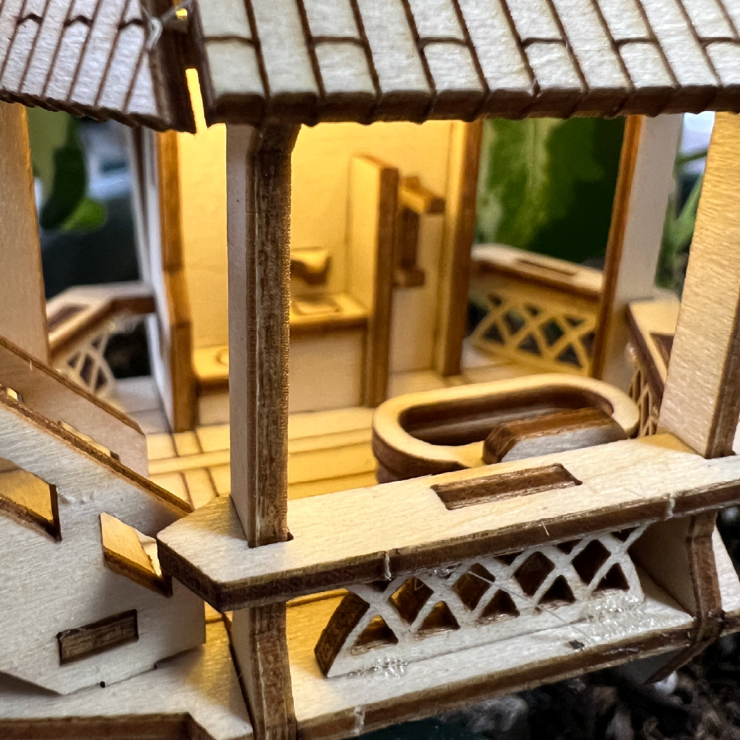 Forest Cottage Miniature Treehouse Kit
