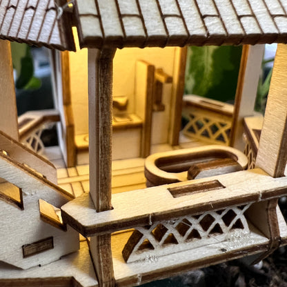 Forest Cottage Miniature Treehouse Kit