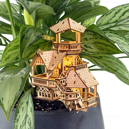 Forest Cottage Miniature Treehouse Kit