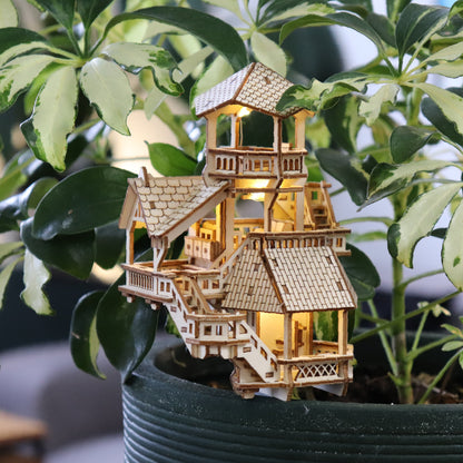 Forest Cottage Miniature Treehouse Kit