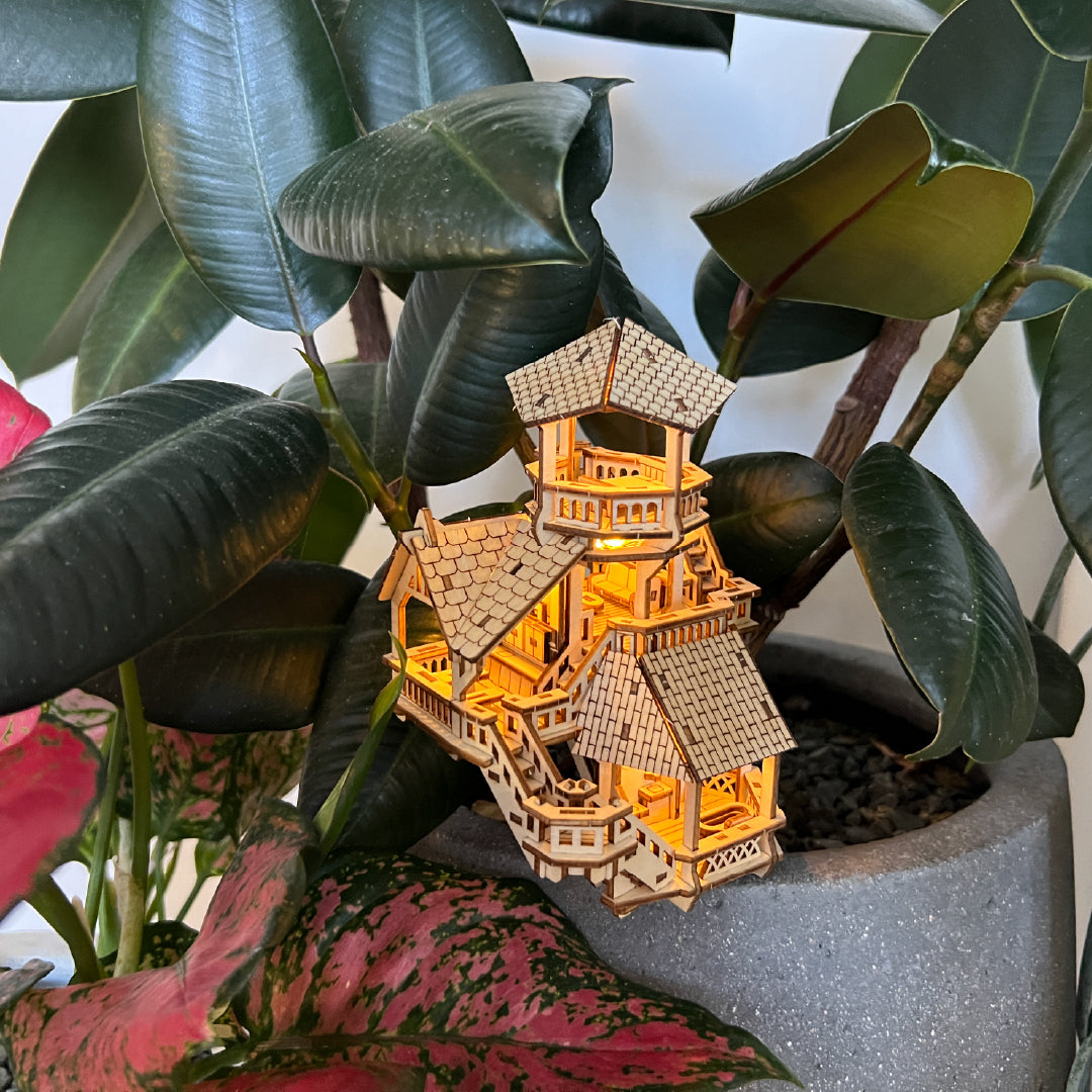 Forest Cottage Miniature Treehouse Kit