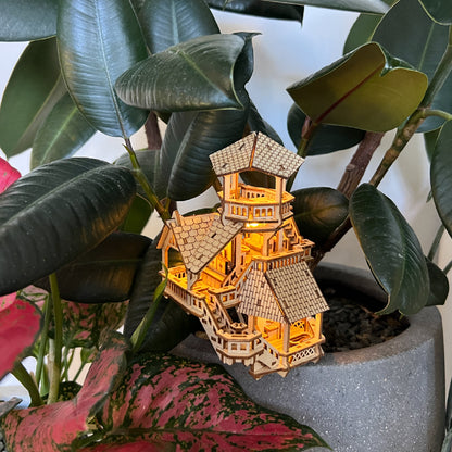 Forest Cottage Miniature Treehouse Kit