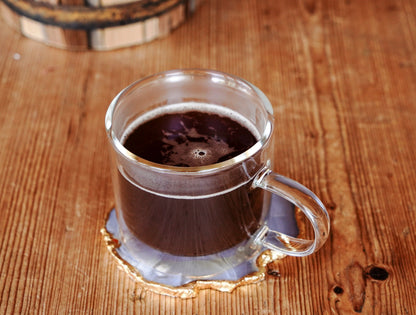 Straight-Edge Double-Wall Glass Mug