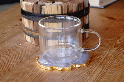 Straight-Edge Double-Wall Glass Mug