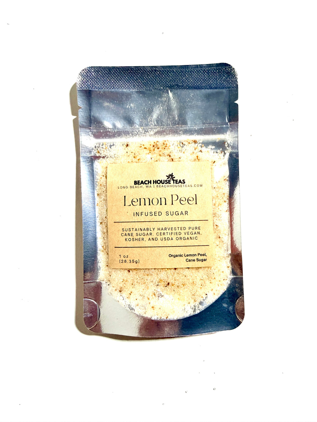 Lemon Peel Infused Sugar
