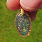The Jeweled Beetle Pendant