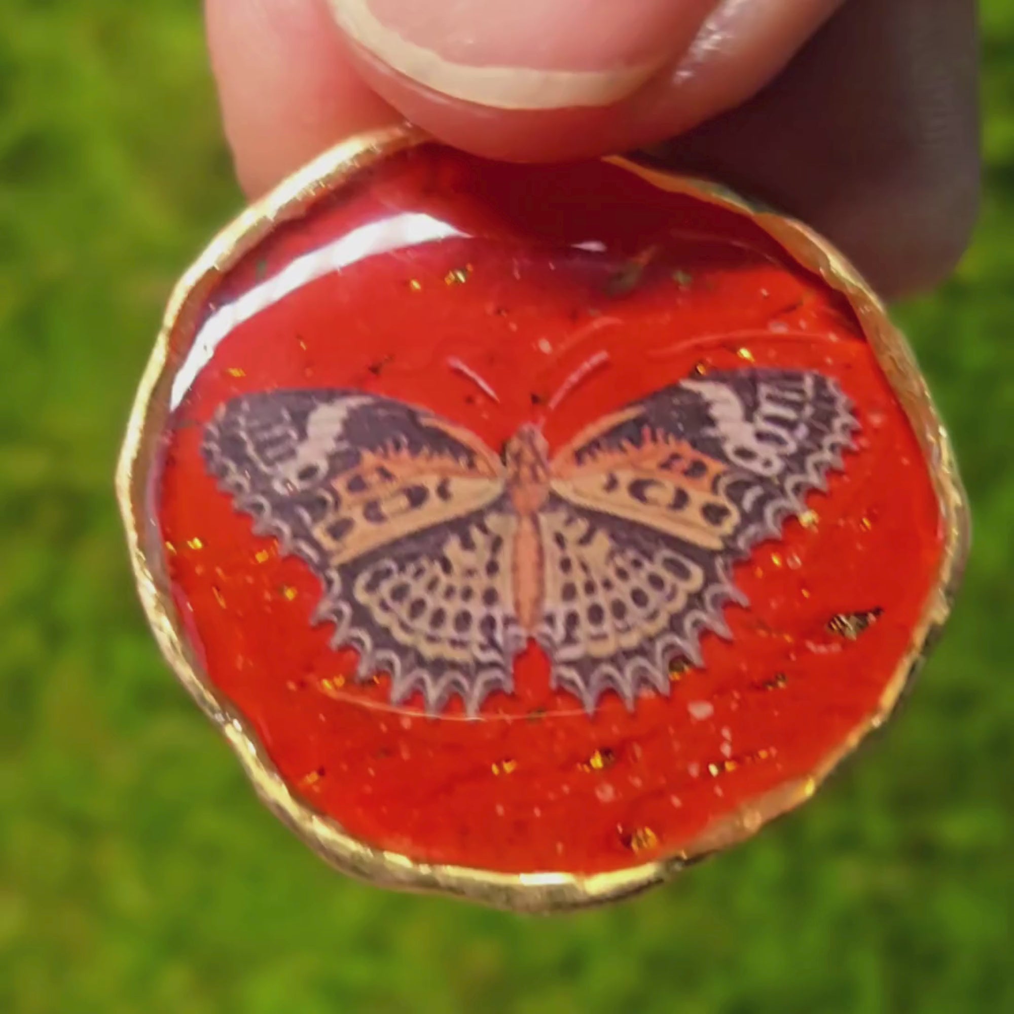 The Ember Moth Pendant